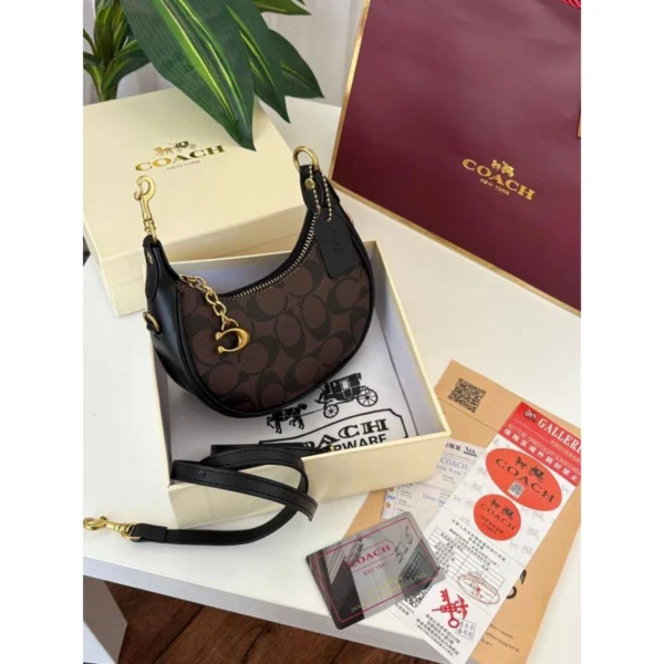 Premium Coach Mini Jonie Bag With Og Box Black Coffee For Women (BT33) - stayhit.in Premium Coach Mini Jonie Bag With Og Box Black Coffee For Women (BT33) - stayhit.in