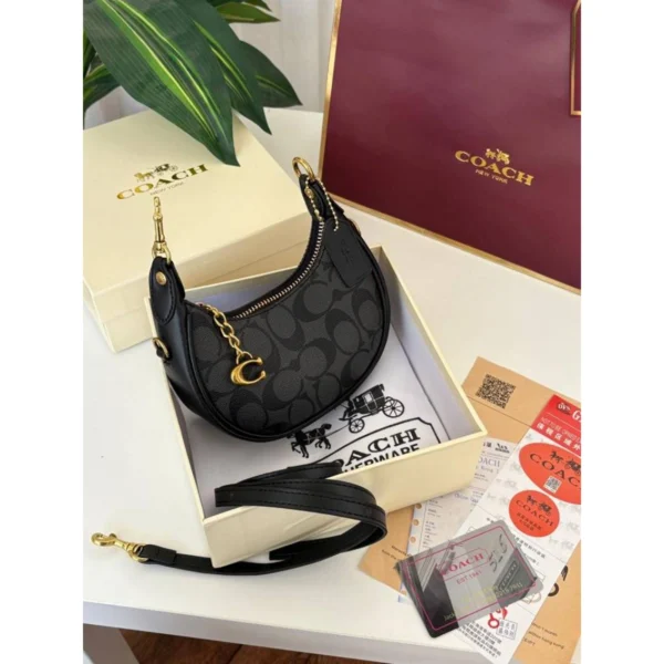 Premium Coach Mini Jonie Bag With Og Box Black Flower For Women (BT32) - stayhit.in Premium Coach Mini Jonie Bag With Og Box Black Flower For Women (BT32) - stayhit.in