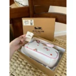 Premium Coach Nolita Sling Bag Flower White For Women (BOT2832) - stayhit.in