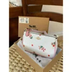 Premium Coach Nolita Sling Bag Flower White For Women (BOT2832) - stayhit.in