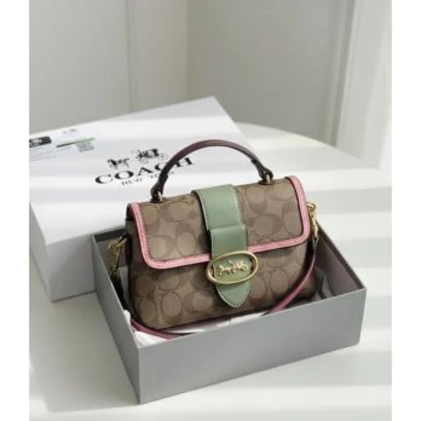 Premium Coach Sammy Top Handle Sling Bag Double Box For Women (BOT2844) - stayhit.in