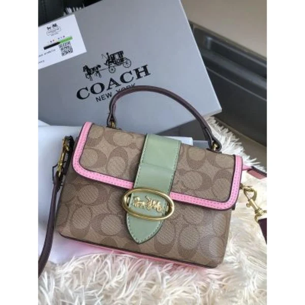 Premium Coach Sammy Top Handle Sling Bag Double Box For Women (BOT2844) - stayhit.in