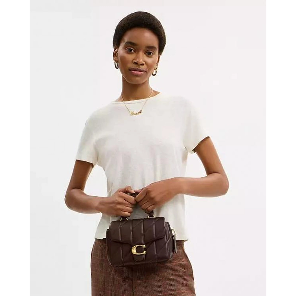 Premium Coach Tabby Top Handle Bag Coffee With Og Box For Women (BOT2808) - stayhit.in Premium Coach Tabby Top Handle Bag Coffee With Og Box For Women (BOT2808) - stayhit.in