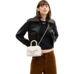 Premium Coach Tabby Top Handle Bag White With Og Box For Women (BOT2809) - stayhit.in