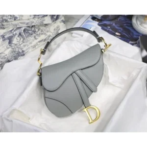 Premium Dior Saddle Bag With Grey Original Box For Women (BT254) - stayhit.in