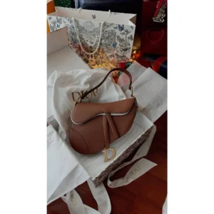 Premium Dior Saddle Bag With Tan Brown Original Box For Women (BT252) - stayhit.in