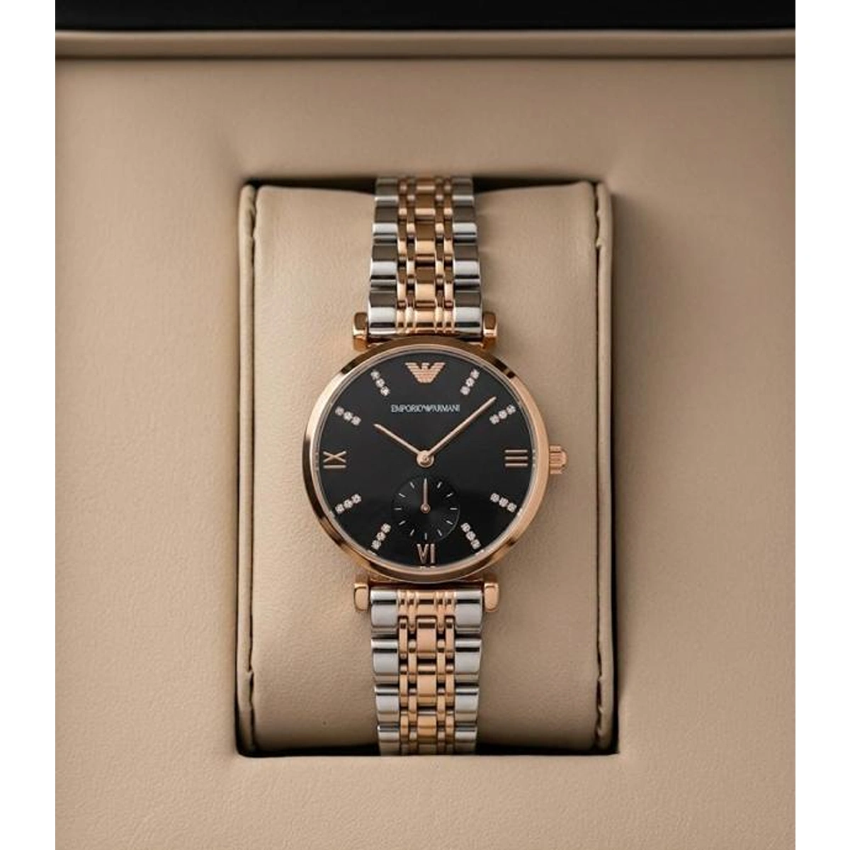 Premium Emporio Armani Watch Copper Black For Women (WS318) - stayhit.in Premium Emporio Armani Watch Copper Black For Women (WS318) - stayhit.in