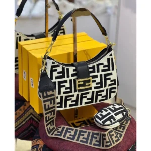 Premium Fendi Iconic Zucca Bag Monogram Denim With Og Box For Women (LAB377) - stayhit.in