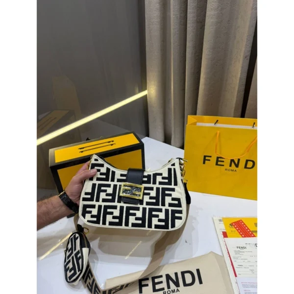Premium Fendi Iconic Zucca Bag Monogram Denim With Og Box For Women (LAB377) - stayhit.in