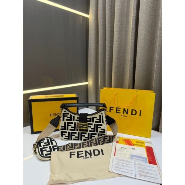 Premium Fendi Iconic Zucca Bag Monogram Denim With Og Box For Women (LAB377) - stayhit.in