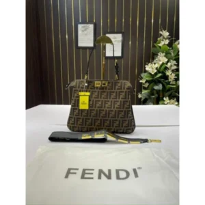 Premium Fendi Peekaboo Soft Leather Bag With Dust Bag For Women (BOT3831) - stayhit.in