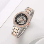 Premium Fossil Automatic Watch Two Tone Copper Black For Women (WS306) - stayhit.in