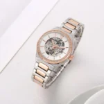 Premium Fossil Automatic Watch Two Tone Copper White For Women (WS307) - stayhit.in