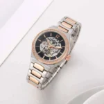 Premium Fossil Eevie Automatic Watch 2 Tone Copper Black For Women (SOS673) - stayhit.in