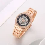 Premium Fossil Eevie Automatic Watch Copper Black For Women (SOS676) - stayhit.in