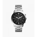 Premium Fossil Neutra Watch Fs5384 Silver Black For Men (BOT3392) - stayhit.in