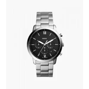 Premium Fossil Neutra Watch Fs5384 Silver Black For Men (BOT3392) - stayhit.in