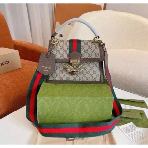 Premium Gucci Bee Queen Canvas Bag Margaret With Og Box For Women (LAB317) - stayhit.in