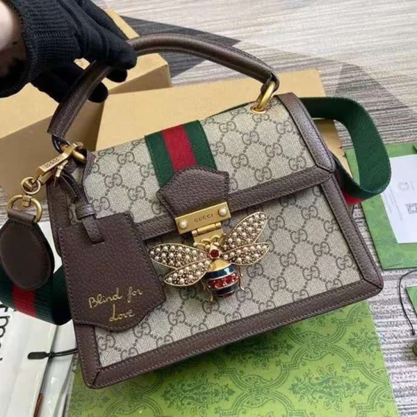 Premium Gucci Bee Queen Canvas Bag Margaret With Og Box For Women (LAB317) - stayhit.in Premium Gucci Bee Queen Canvas Bag Margaret With Og Box For Women (LAB317) - stayhit.in