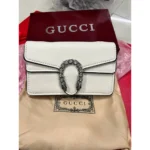 Premium Gucci Dionysus Mini Bag White Heavy Leather With Og Box For Women (BT34) - stayhit.in