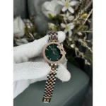 Premium Gucci Dual Tone Watch Green Dial For Women (JH695) - stayhit.in