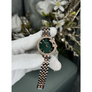 Premium Gucci Dual Tone Watch Green Dial For Women (JH695) - stayhit.in