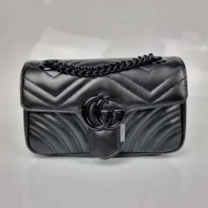 Premium Gucci GG Marmont Bag Black With Box For Women (BOT3840) - stayhit.in