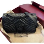 Premium Gucci GG Marmont Bag Black With Box For Women (BOT3840) - stayhit.in