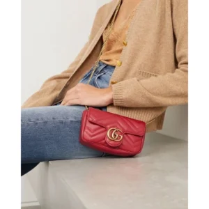 Premium Gucci Gg Marmont Mini Shoulder Bag With Og Box & Dust Bag For Women (BT134) - stayhit.in