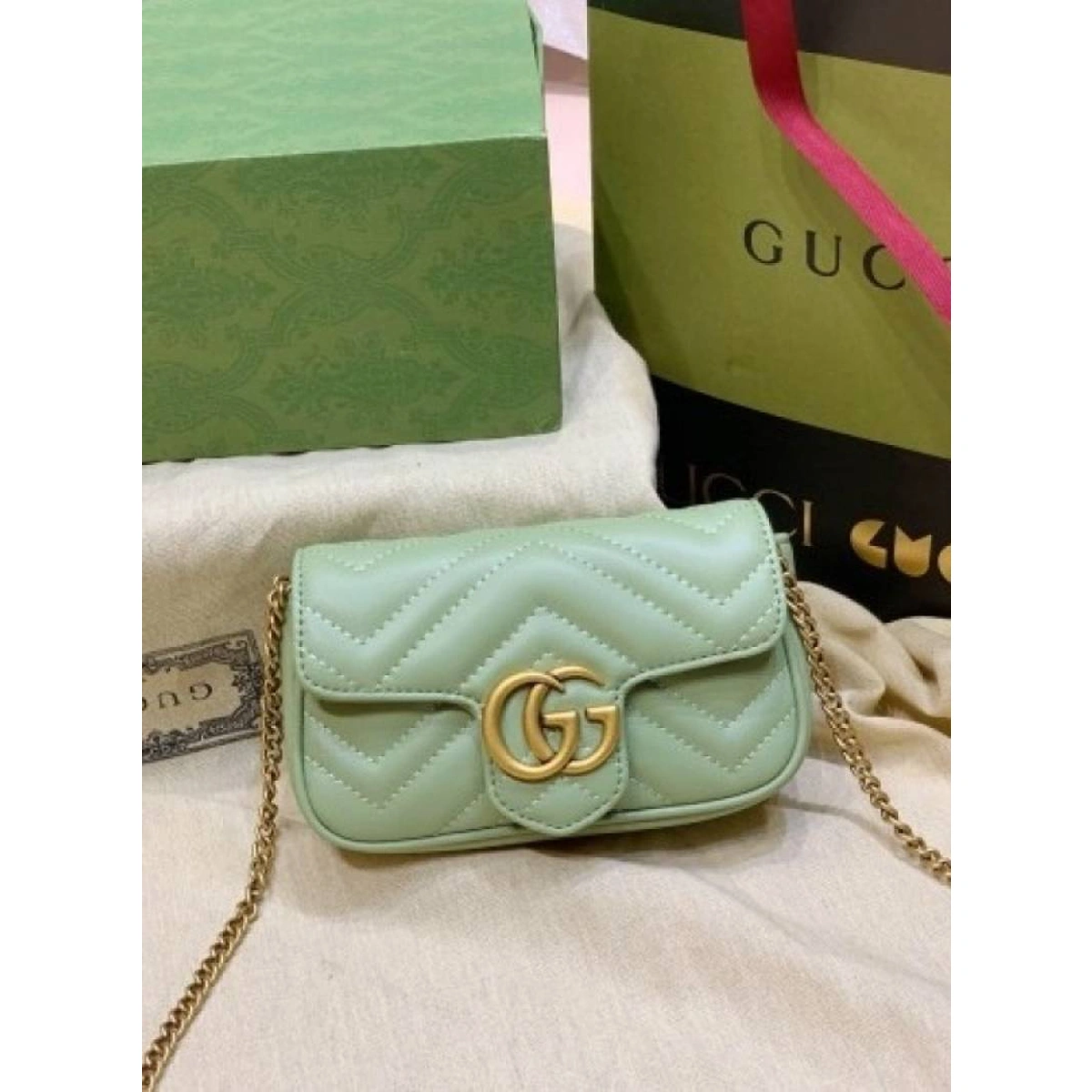 Premium Gucci Gg Marmont Mini Shoulder Bag With Og Box & Dust Bag For Women (BT133) - stayhit.in