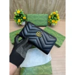 Premium Gucci Long Wallet Black For Women (BT212) - stayhit.in