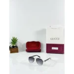 Premium Gucci Sunglasses Silver Black For Men (BOT3413) - stayhit.in