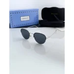 Premium Gucci Sunglasses Silver Black For Men (BT74) - stayhit.in