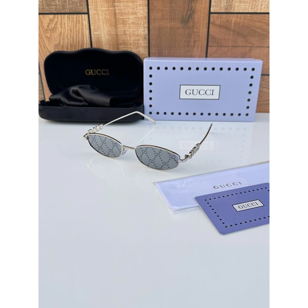 Premium Gucci Sunglasses Silver For Men (WS44) - stayhit.in Premium Gucci Sunglasses Silver For Men (WS44) - stayhit.in