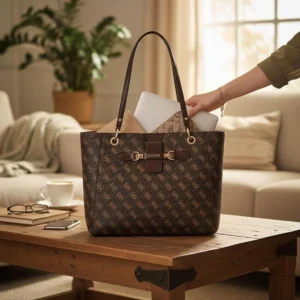 Premium Guess Nolana Noel Tote Bag With Dust Cover For Women (BOT2829) - stayhit.in
