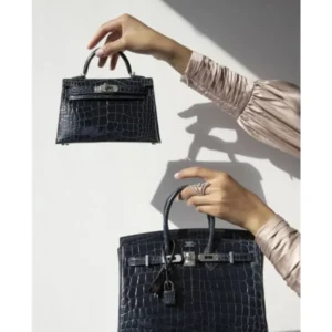 Premium Hermes Kelly 22 Leather Sling Bag Black For Women (BT15) - stayhit.in