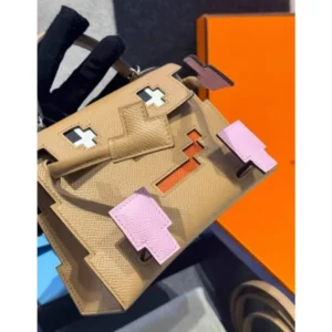 Premium Hermes Kelly Doll Picto 25 Handbag Khaki For Women (BT20) - stayhit.in