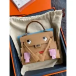 Premium Hermes Kelly Doll Picto 25 Handbag Khaki For Women (BT20) - stayhit.in