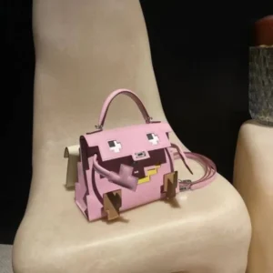 Premium Hermes Kelly Doll Picto 25 Handbag Plum For Women (BT18) - stayhit.in