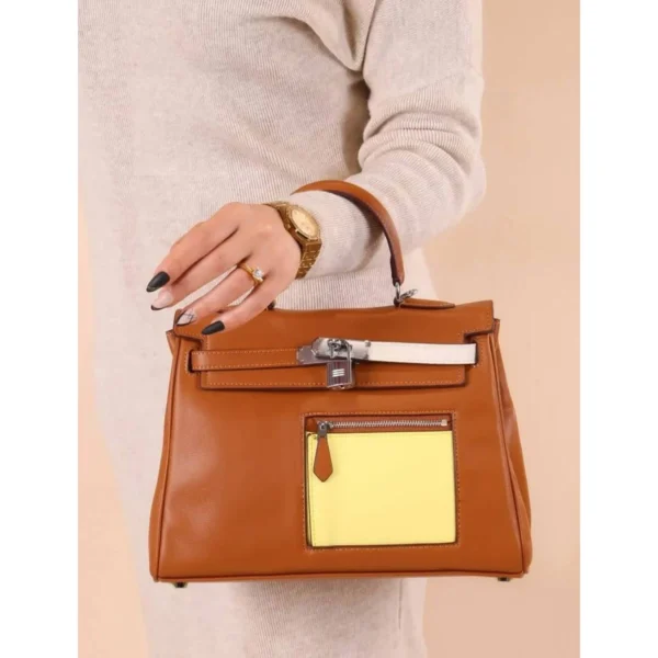 Premium Herms Kelly Colormatic Handbag 25 Swift Chai Lime Blue Brume For Women (BT22) - stayhit.in Premium Herms Kelly Colormatic Handbag 25 Swift Chai Lime Blue Brume For Women (BT22) - stayhit.in