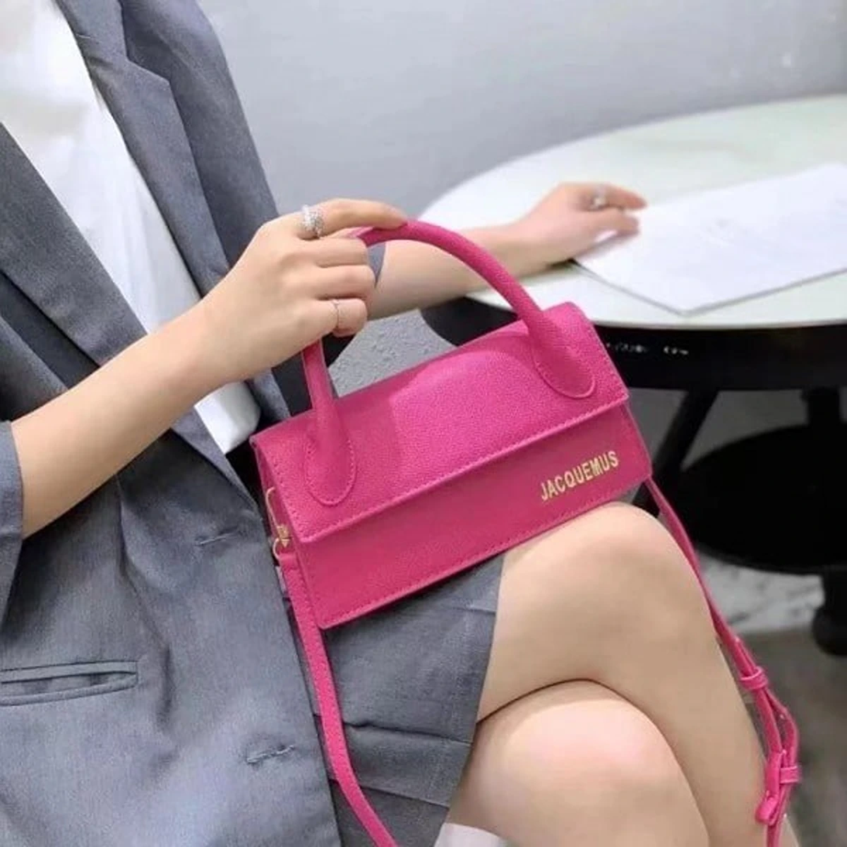 Premium Jacquemus Le Chiquito Handle Bag Pink With Og Box For Women (BSF1699) - stayhit.in Premium Jacquemus Le Chiquito Handle Bag Pink With Og Box For Women (BSF1699) - stayhit.in