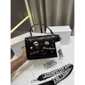 Premium Karl Lagerfeld Paris Flap Shoulder Bag With Og Box Long Strap For Women (BT10) - stayhit.in