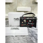 Premium Karl Lagerfeld Paris Flap Shoulder Bag With Og Box Long Strap For Women (BT10) - stayhit.in