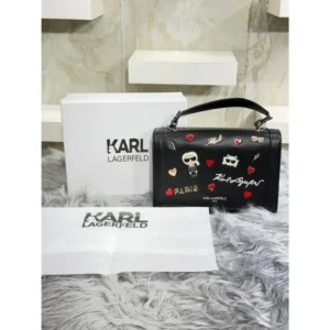 Premium Karl Lagerfeld Paris Flap Shoulder Bag With Og Box Long Strap For Women (BT10) - stayhit.in