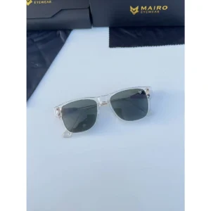 Premium Mairo Sunglasses White Green For Men (SOS306) - stayhit.in
