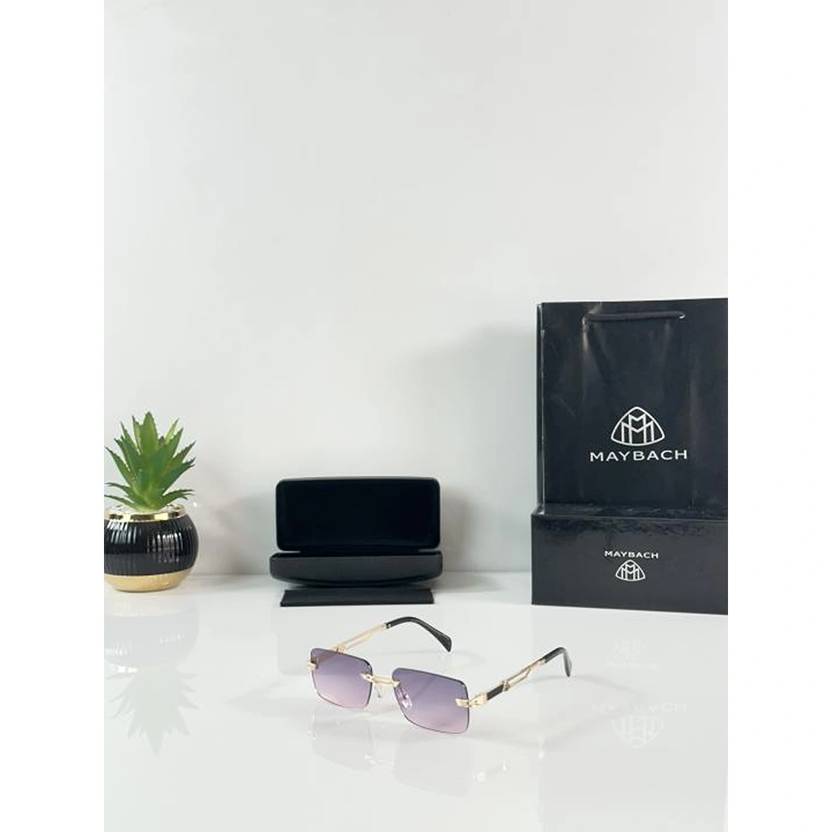 Premium Maybach Sunglasses Gold Pink For Men (BOT3541) - stayhit.in Premium Maybach Sunglasses Gold Pink For Men (BOT3541) - stayhit.in