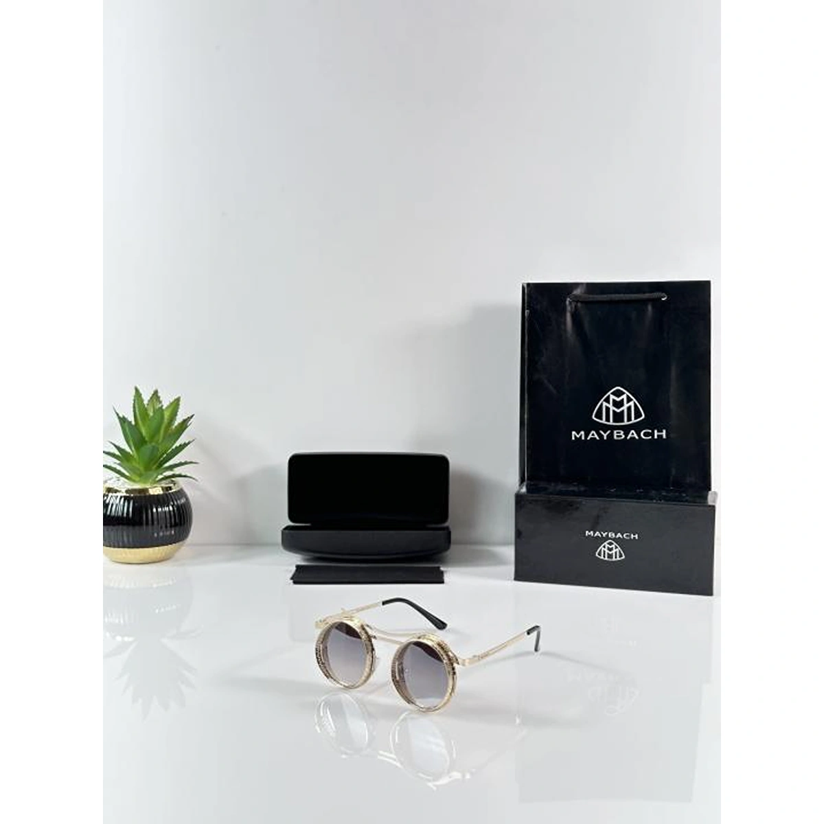 Premium Maybach Sunglasses Gold Silver For Men (BOT3417) - stayhit.in Premium Maybach Sunglasses Gold Silver For Men (BOT3417) - stayhit.in