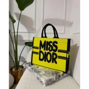 Premium Miss Dior Book Tote With Og Box Carrybag For Women (BOT2846) - stayhit.in
