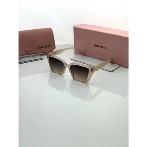 Premium Miu Miu Sunglasses Peach Brown For Men (WS55) - stayhit.in