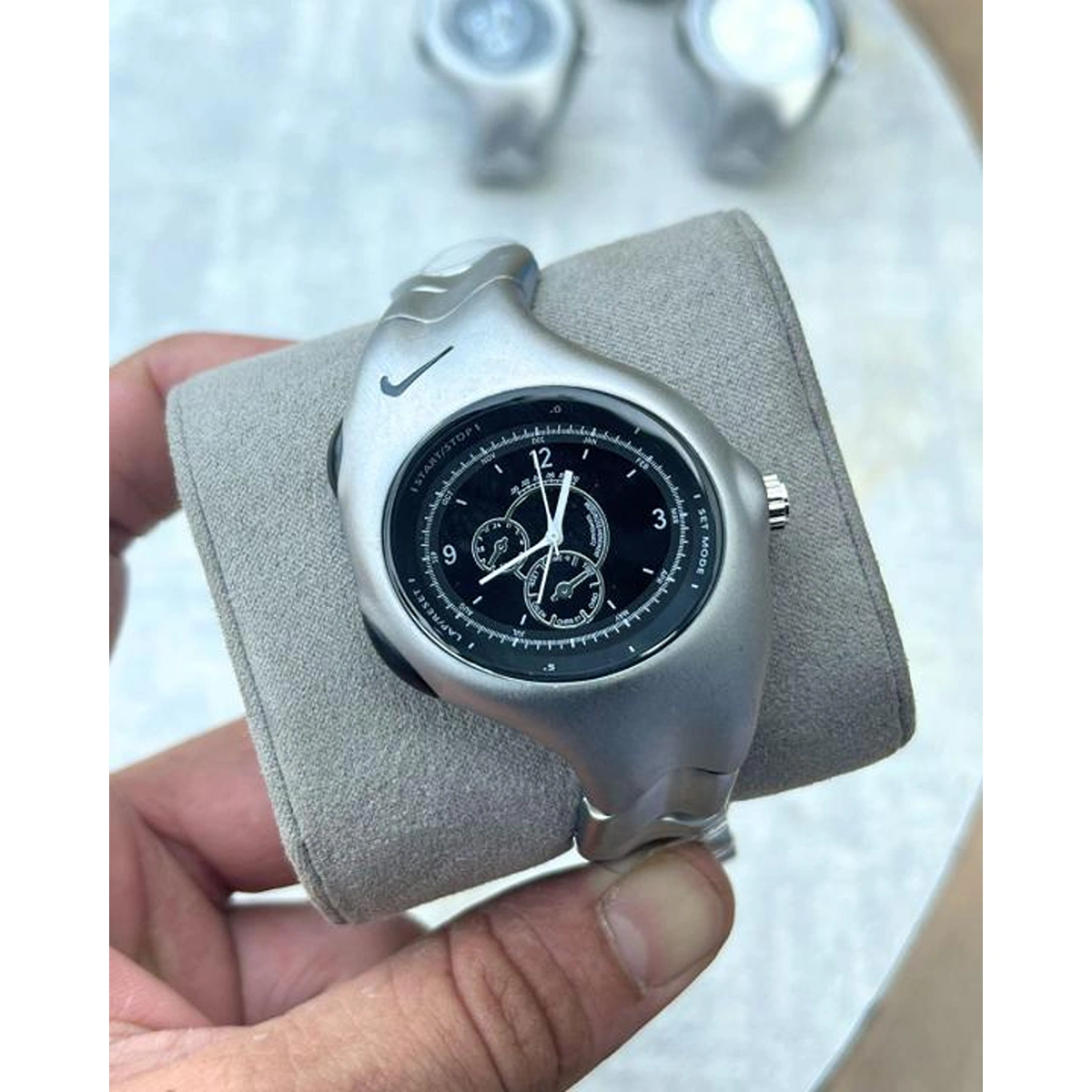 Premium Nike Triax Armored Watch Silver Full Black For Men (BOT3705) - stayhit.in Premium Nike Triax Armored Watch Silver Full Black For Men (BOT3705) - stayhit.in
